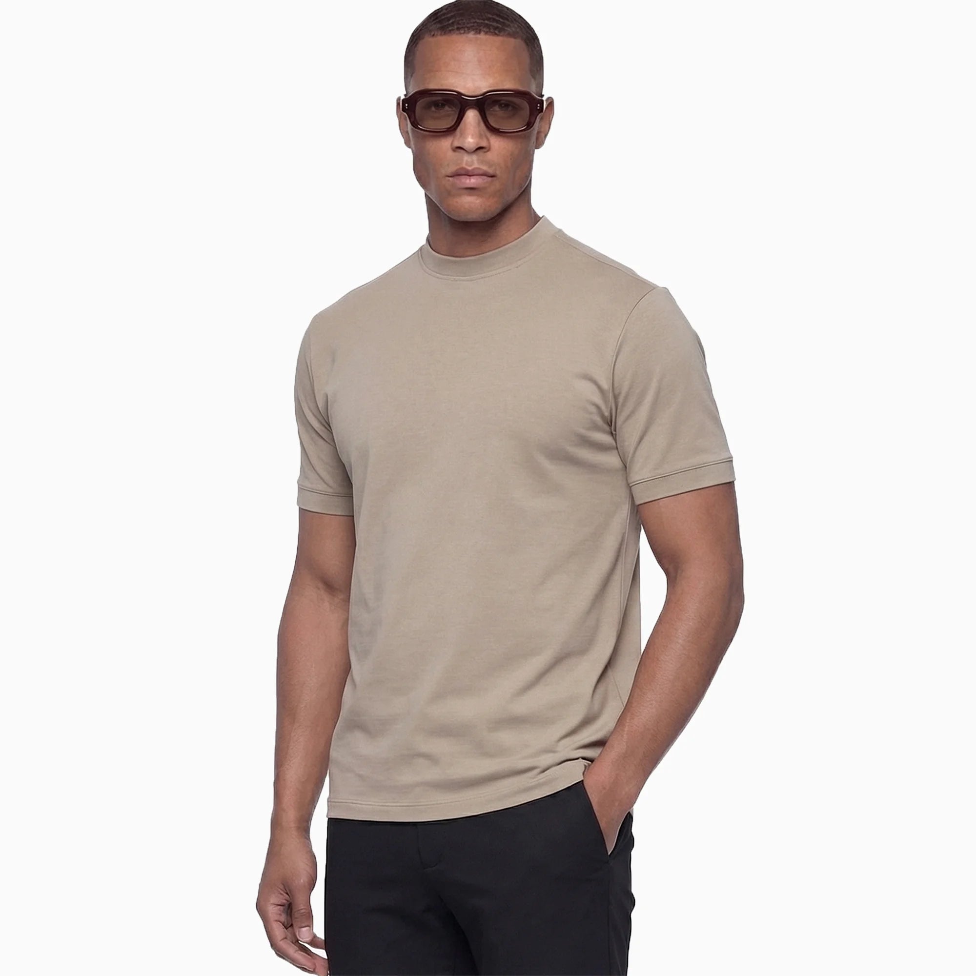 Mock Neck T-Shirt