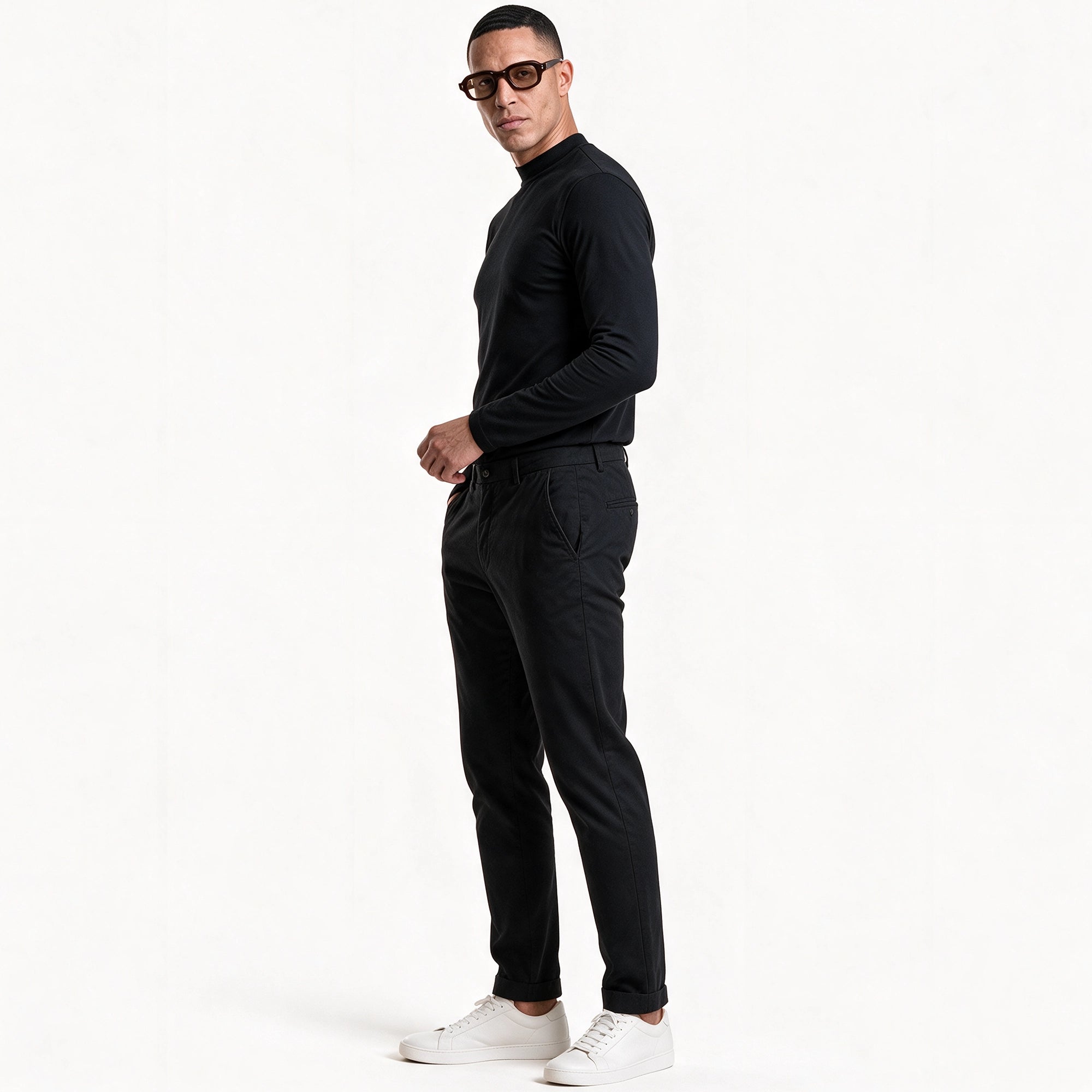 Long Sleeve Mock Neck