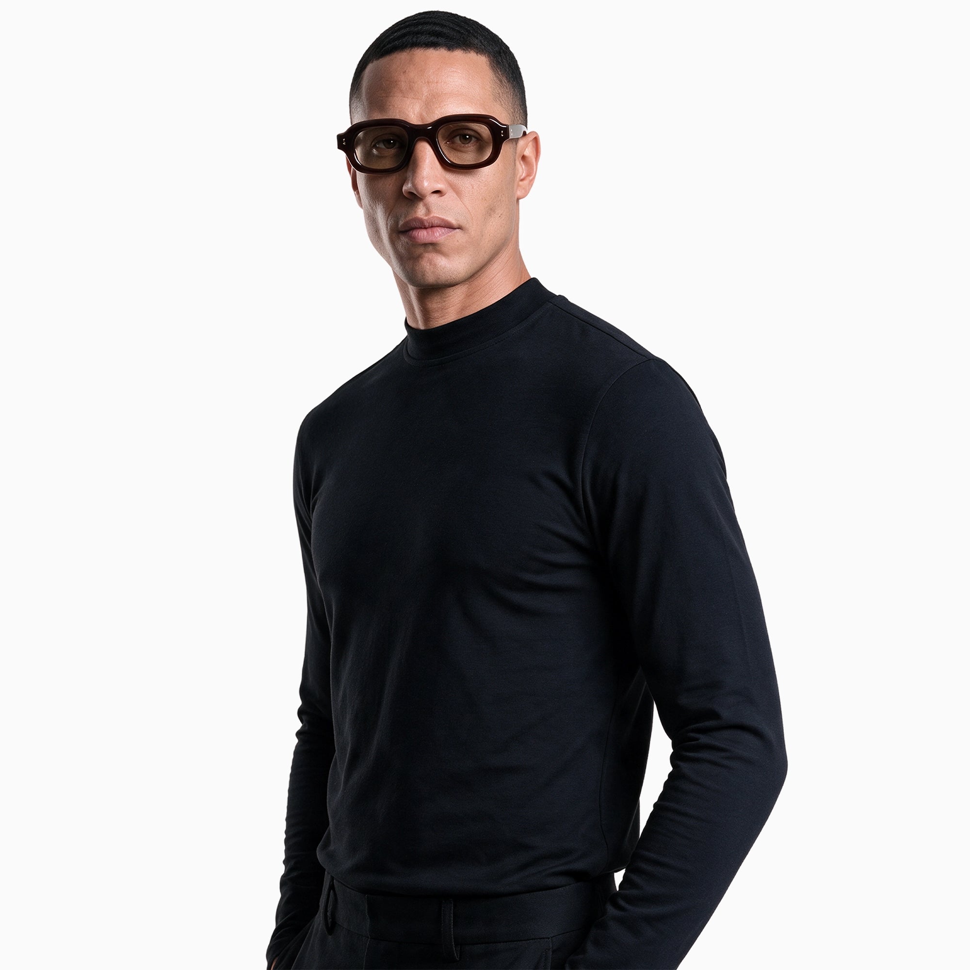 Long Sleeve Mock Neck