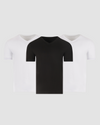 Upgrade to this pack of 3 v-neck t-shirts SAVE 15%