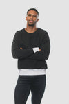Relaxed fit Sweatshirt Men's Casual Sweatshirt Co.Thirty Six XS Marble Print 