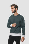 Relaxed Fit Sweatshirt Men's Casual Sweatshirt Co.Thirty Six XS Green 